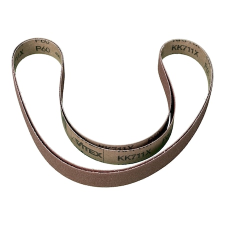 Pferd Coated Belt, Al/Oxd, 1"x42", 60 Grit, 1" W, 42" L, Coated, Aluminum Oxide, 60 Grit 49095